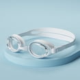thumbnail image 3 of Gafas de natación para adultos universales, impermeables, antivaho, ajustables, con montura pequeña, 3 of 6