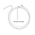 thumbnail image 4 of Chaîne Cœur Perle Délicat Cheville Minimaliste Mode Été Bijoux Cheville, 4 of 7
