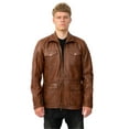 thumbnail image 6 of Mens Mid-Length Timber Safari Coat-Falmouth in Tan, 6 of 10