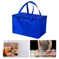 thumbnail image 1 of Bolsa térmica para almuerzo, para picnic, con asa, multiusos, para calentar alimentos, ideal para catering, restaurantes, hogar, exteriores y trabajo. Azul, 1 of 8