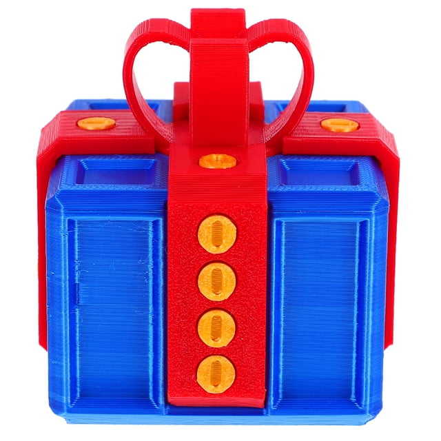 Shisuyan 1 Set Tabletop Fun Gift Box Shape Decor Gift Box Shape Model Decor Craft Gift Box Decoration Realistic Gift Box Statue Realistic Gift Box Modeling Decor