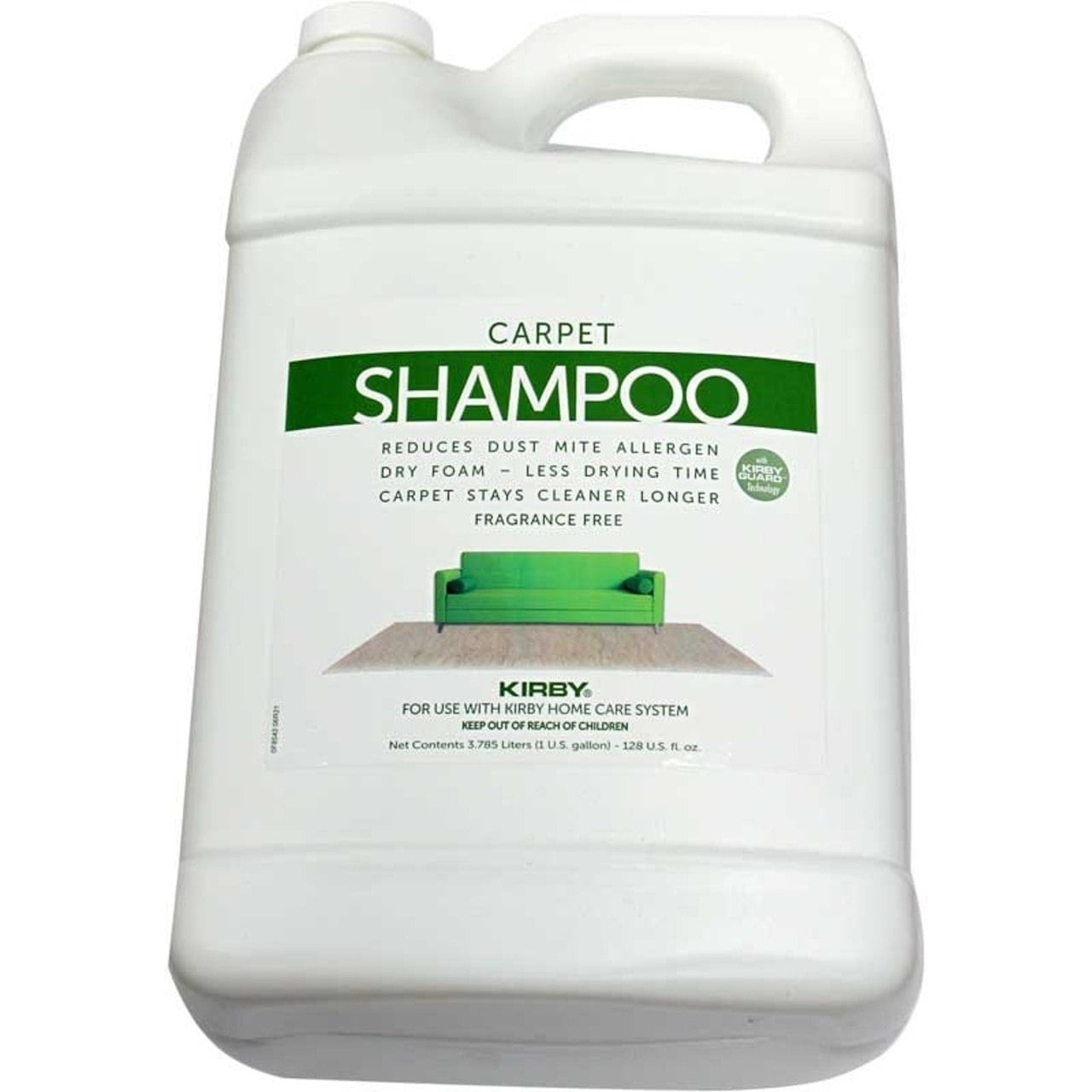 Details about   Kirby Shampoo Vacuum Carpet Rug Shampoo Allergen Unscented Gallon 