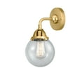 thumbnail image 4 of Innovations Lighting 288-1W-11-6 Beacon Sconce Beacon 11" Tall Wall Sconce - Satin Gold /, 4 of 5