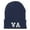 Navy, variant on VA Virginia State Embroidered Long Beanie - Navy OSFM