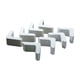 thumbnail image 1 of 8 piezas de soportes de cerámica para estantes de horno, zancos para estantes de horno, reutilizables, apilables, compactos, suministros para cocción, 1 of 8