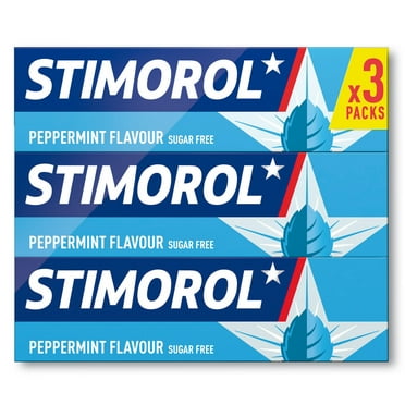 Stimorol chewing gum PEPPERMINT -3 pack/30 pc. - SUGAR FREE
