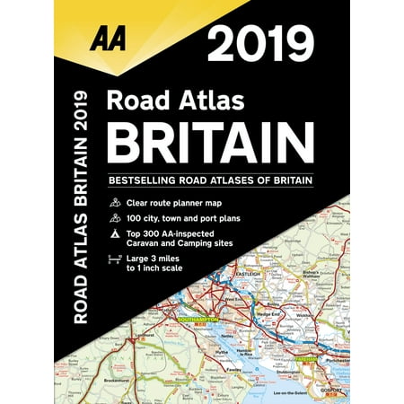 2019 Road Atlas Britain: 9780749579579 (Best British Fiction 2019)
