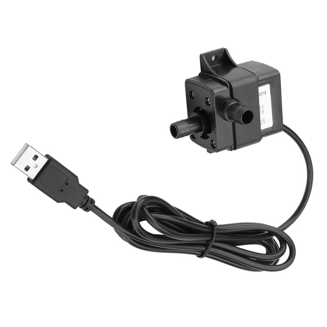 Bomba sumergible de circulación de agua para acuario, fuente, pecera, USB, sin escobillas, 5 V CC