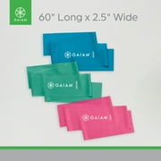 Gaiam Flat Band Kit, Rubber, Multicolor