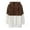 Coffee, variant on EHQJNJ Plus Size Hoodie Women's Lined Winter Coat Mid Length Solid Color Hooded Jacket Warm Hoodies for Women Winter Womens Hooded Sweatshirts Pullover Sheep