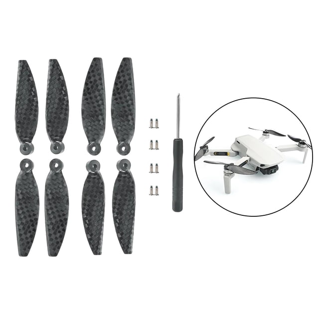 Hélices de fibra de carbono Yotijar para mini 2 accesorios de repuesto de liberación rápida bajo ruido