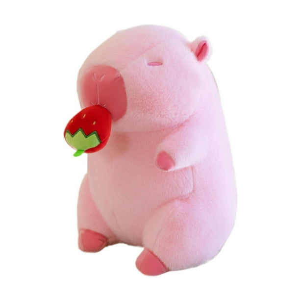 Lindo animal de peluche de , juguete de animales de peluche, cómoda decoración de habitación para niños, figuras de peluche de para Carpincho fresa