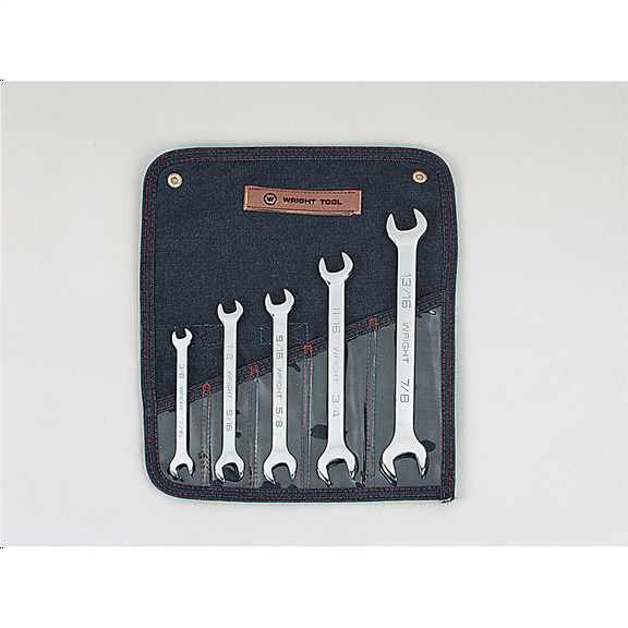 Wright Tool Wrench Set -Pol Open-End 5Pc