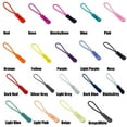thumbnail image 4 of 5/10/15/20pcs High quality Bags Clip Buckle Suitcase Tent Backpack Ends Lock Zips Cord Rope Pullers Zip Puller Replacement Zipper Pull BLACK&GREY 15PCS, 4 of 8