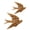 1 Set, variant on Dserhfy 1/2Pcs Carving Swallow Wall Sculpture Decoration Golden Flying Bird Wall Art Home Bedroom Living Room Bathroom Wall Decorative Sign