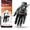 Black/Black, variant on Copper Tech Plus Rain Golf Gloves Men | Water-Enhanced Golf Rain Gloves for Men | Joint Support Ergonomic Copper Compression (White/Hunter Green, Small, Left)