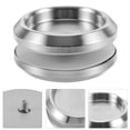 thumbnail image 3 of KAKOWELY 2 Pcs Poignée de Porte de Douche Poignée de Porte Intérieure en Acier Inoxydable Tirette de Porte Circulaire,2.56"X2.56"X1.26 Pouces, 3 of 4