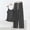 Gray, variant on mihongmao Summer Outfits Travel Sets for Women 2 Piece Fashion Women Sleeveless V-Neck Short Casual Pullover Comfy Set Dark Gray 3X