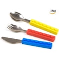 thumbnail image 2 of RV Utensilios con forma de acero inoxidable para niños, coloridos, 3 piezas Sailing Electrónica, 2 of 5