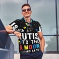 thumbnail image 4 of Balery I Love With Autism To The Moon And Back Camisa Polo de Hombre con Estampado, de Manga Corta y Tejido Medio, Camisa Tipo Golf Polo-Small, 4 of 6