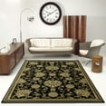thumbnail image 3 of Admire Home Living   Traditional Oriental Area Rug 5'5 X 7'7 - Black, 3 of 5