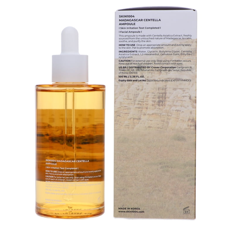 SKIN1004 Madagascar Centella Ampoule 100ml, Hydrating & Soothing