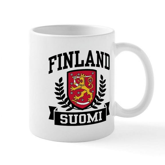 CafePress - Finland Suomi Mug - 11 oz Ceramic Mug - Novelty Coffee Tea Cup