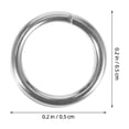 thumbnail image 2 of WHAMVOX 500Ud Anillos Redondos De Acero Inoxidable Para Proyectos De Manualidades Y Llaveros, 2 of 6