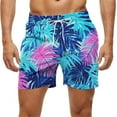 thumbnail image 2 of Vetsdori Board Shorts Swimming Trunks for Men Swimwear Big and Tall Casual Drawstring Elastic Waist,Summer Mens Swim Shorts Ropa,L, 2 of 7