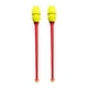 thumbnail image 4 of Accesorios de baile para gimnasia, mazas rítmicas conectables de 45,5 cm, agarre fácil para entrenamiento cabeza amarilla vara roja, 4 of 9