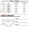 thumbnail image 3 of WAVSUF Summer Briefs Mens Solid Color Comfort Underpants Comfortable Ventilation Briefs Black Size 2XL, 3 of 3