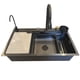 thumbnail image 5 of Tarja Cocina Fregadero de Lujo con Cascada Acero Inoxidable 80cm X 46cm X 20cm, 5 of 10