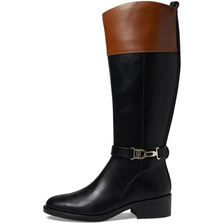 Tommy Hilfiger Ionni Black1 Tan Almond Toe 