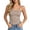 1PC Grey Tops, variant on HAYIMI Women Lightweight Ribbed Silk Blend Tank Tops Spaghetti Strap With Built In Bra For Summer Comfort Breathable Sleeveless Alternative Round Neck Solid Color Comfort Camisole