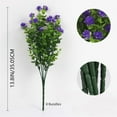 thumbnail image 3 of Simulation eucalyptus tea bouquet*1 bunch Artificial Camellia Plastic Flowers Bouquet Stems Arrangement For Outdoor Garden Yard And Home Decor, 3 of 7