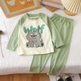 thumbnail image 2 of xaweyi Toddler Baby Boys Clothes Outfits Long Sleeve Pullover Sweatshirt Tops + Pants Set Fall Winter Sweatsuits 1-5T,Sizes 12-18 Months, 2 of 4