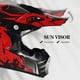 thumbnail image 2 of Casco de motocross TTMiku Youth Kids Red Camo XL con conjunto de gafas, 2 of 6