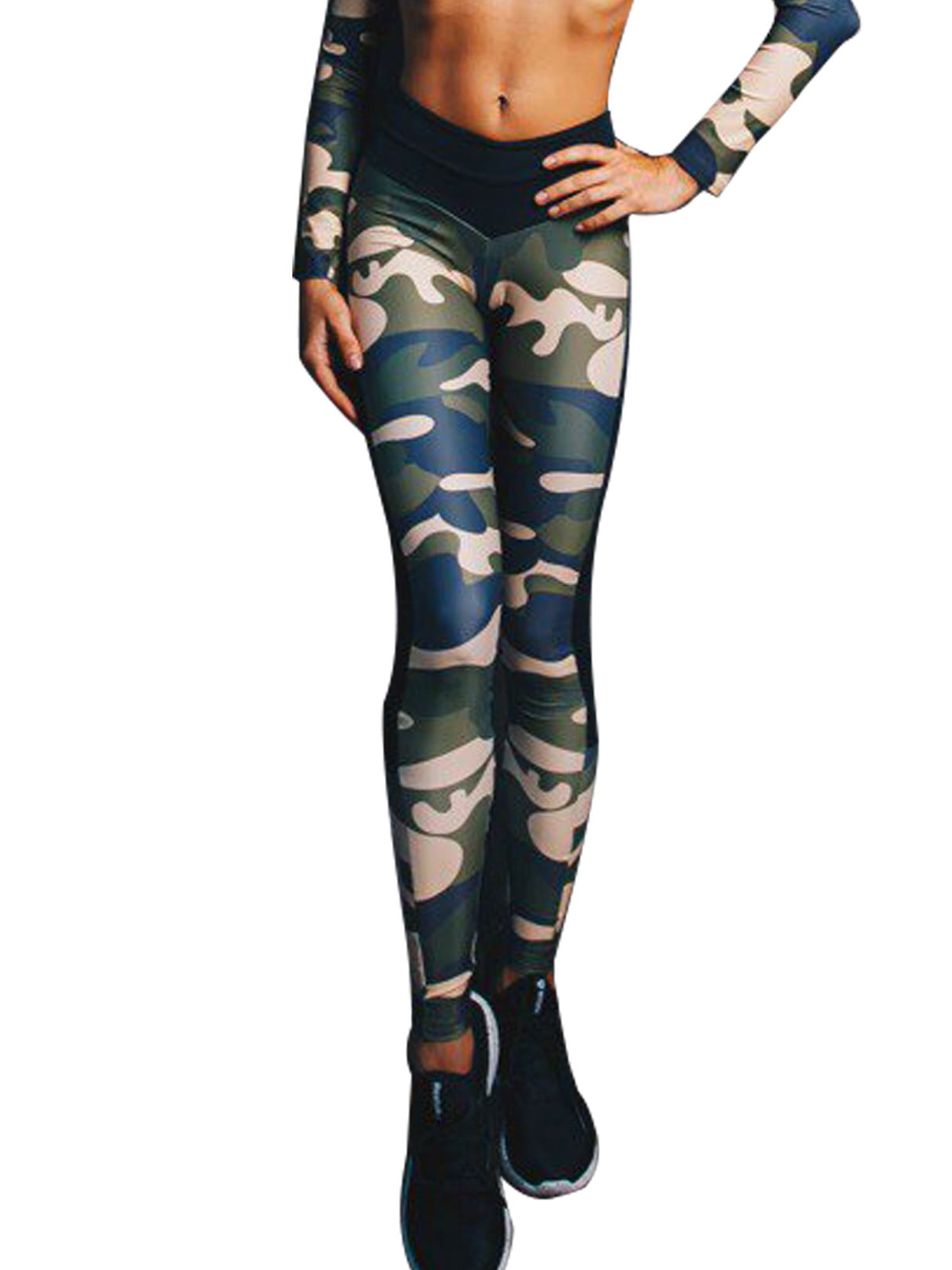 camo compression leggings