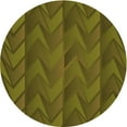 thumbnail image 1 of Ahgly Company Machine Washable Indoor Round Transitional Dark Yellow Green Area Rugs, 5' Round, 1 of 7