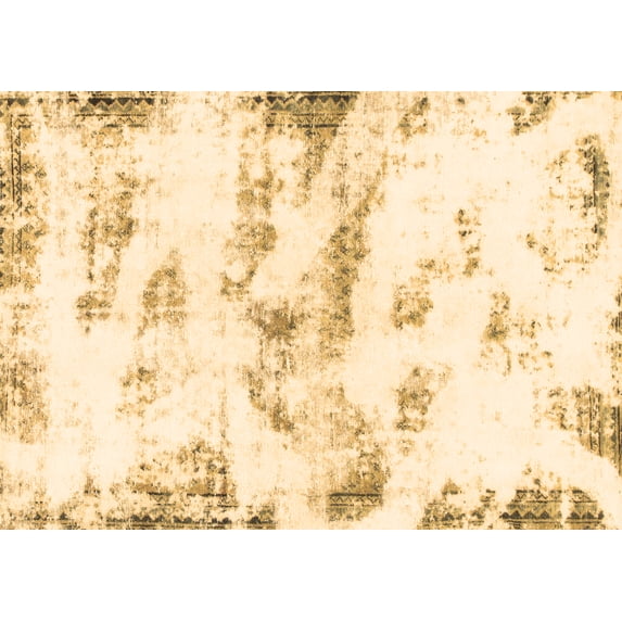 Ahgly Company Indoor Rectangle Abstract Brown Modern Area Rugs, 5' x 8'