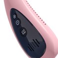 thumbnail image 3 of Ventilador de cuello colgante de enfriamiento de aire de verano portátil Ventiladores eléctricos deportivos de 3 velocidades (rosa), 3 of 8