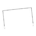 thumbnail image 3 of Soporte de barra sobre la mesa con abrazaderas, soporte de arco de mesa para ducha, decoración interior, colgante ajustable para Acción de Gracias y Negro, 3 of 8