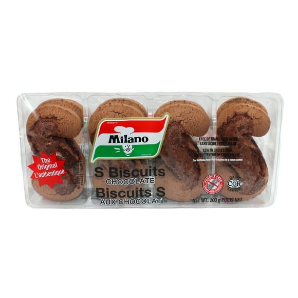 MILANO "S" BISCUITS CHOCOLATE 200G