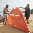 thumbnail image 3 of Coleman Skyshade Large Compact Beach Shade, Tiger Lily, 3 of 6
