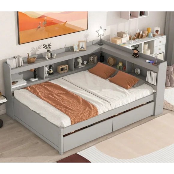 Recamara Styles REMATESMXMUEBLES gris