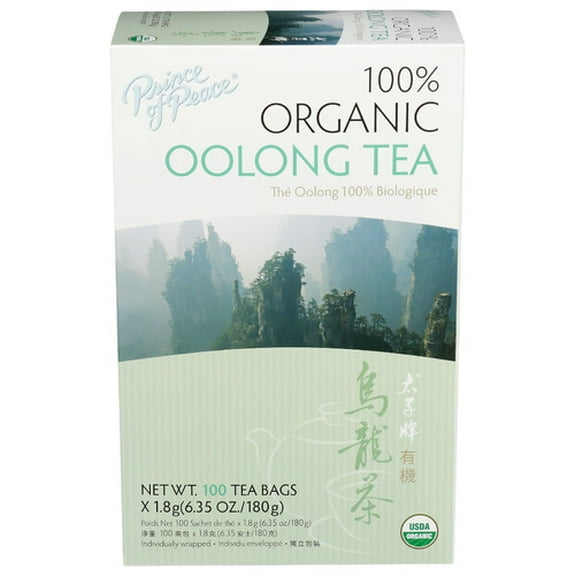 Prince of Peace Oolong Organic Tea 100 Bags Pack of 6