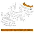 thumbnail image 3 of For 13-17 Accord Coupe/Sedan Front Bumper Reinforcement Crossmember Impact Bar, 3 of 5