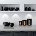 thumbnail image 3 of Mixpresso 3 Piece Black Canisters Sets For The Kitchen, Kitchen Jars With See Window, Airtight Coffee Container Tea Organizer & Sugar Canister, Kitchen Canisters Set of 3 Black Kitchen Décor, 3 of 7