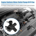 thumbnail image 3 of No.25329-F2000 Cuello de llenado del radiador del motor sin tapa para Hyundai Veloster 2019-2021 para Hyundai Elantra para Kia Forte 2019-2023 Tubo de agua del cuello de llenado del refrigerante del radiador superior de plástico Unique Bargains carcasas del termostato del refrigerante del motor, 3 of 6
