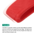 thumbnail image 4 of Uxcell 25 Yards Stiff Horsehair Braid 2.4 inch Wide for Boning Sewing Wedding Dress Dance Formal Dress Accessories, Red, 4 of 6